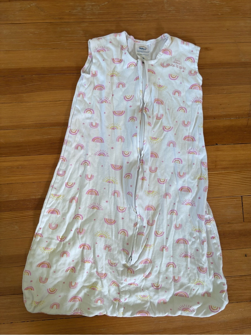 Halo SleepSack 6-12m "Sunshine Rainbows" 0.5 Tog